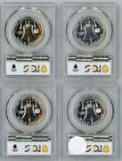 4 Diff Awesome PCGS PR67 Franklin Half Dollars 1960-1963