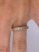 14kt Gold & Diamond Wedding Band- Size 7