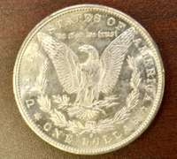 1890-S Morgan Silver Dollar BU