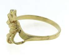 Lovely Yellow Gold Bow Ring
