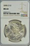 Better near Gem BU 1898-O Morgan Silver Dollar. NGC MS64