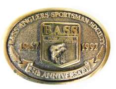 Bass-Angler 25th Anniversary Belt Buckle