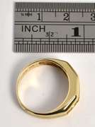 Fashionable Man's Channel Set Diamond Ring
