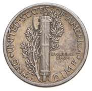 1919-D Mercury Silver Dime
