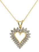 Favorite Yellow Gold Diamond Heart Pendant on Chain
