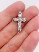 14kt Solid White Gold Diamond Pendant- 2.0+ CTW