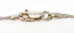 Enchanting Mystic and White Stone Necklace in Sterling Silver