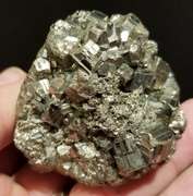 Large multi-crystal 1,221ct naturally entwined Pyrite