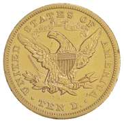 1867-S Liberty Head Gold Eagle - Scratched