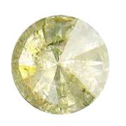 Fancy lace white .38ct unheated Diamond solitaire