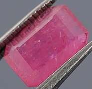 Heated only! Vibrant .91ct pinkish red Ruby