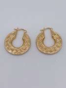 14kt Solid Yellow Gold Hoop Earrings