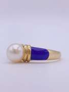 14kt Gold Pearl Cocktail Ring