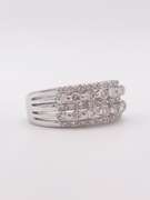 14kt White Gold Diamond Band Ring