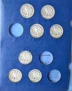 1941-1947 Walking Liberty Half Album