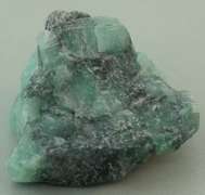 Beautiful 30.08ct raw Emerald in matrix