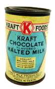 Rare Early Kraft Malted Milk Tin