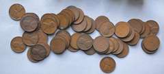 12 Circulated Lincoln Cent 1935-1937 1939 PD &S Rolls