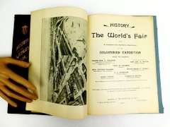1893 Pictorial History of World's Fair Antique Book
