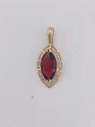 14kt Gold & Gemstone Pendant