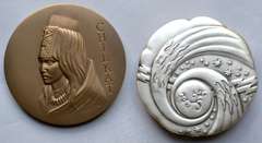 Day &Night Anthony DeFrancisi Silvered Bronze  MedalSociety Of Medalists 12 th Issue