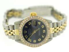Rolex TT Datejust Blue Dial Watch