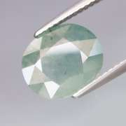 Very unique 3.62ct sea green Sapphire
