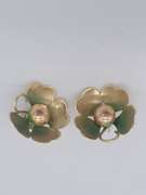 14kt Solid Yellow Gold Stud Earrings