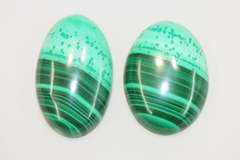 Colorful Natural Malachite - Lot of 2
