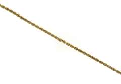 Simple 14kt Yellow Gold Rope Bracelet