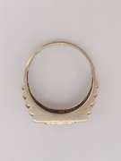 Gent's 10kt Gold & Diamond Wedding Band- Size 11