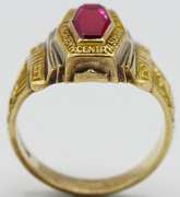 10KT Yellow Gold Baldswinsville Academy & Central School Class Ring