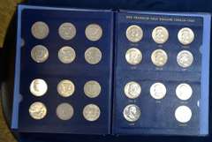 Franklin Half Book No Proof Some Circulated and some BU