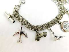 Wonderful Vintage Sterling Charm Bracelet, 11 Charms