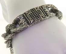 Scot Kay Black Sapphire Cross Bracelet