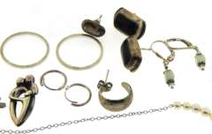 Lot of Sterling Silver Misc Jewelry