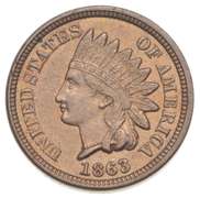 1863 Indian Head Cent