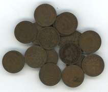 Lot of 18 better 1909 Indian Head Cents. Nice circs