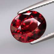 Top cherry red VS 3.18ct Rhodolite Garnet