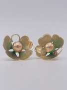 14kt Solid Yellow Gold Stud Earrings