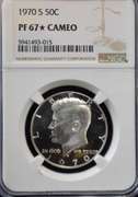 1970 S 50 C NGC PROOF 67 STAR CAMEO