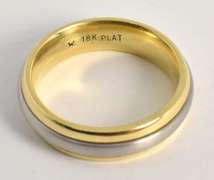 High End 18k and Platinum Band