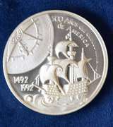 50 Grams Silver Coin Columbus Expedition