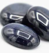 3 NATURAL BLUE STAR SAPPHIRE OVAL CABOCHON