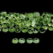 Brilliant 5.24ct set of matched emerald cut Peridot