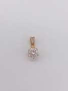 14kt White Gold Diamond Pendant