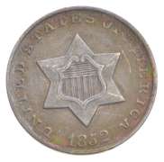 1852 Silver Three-Cent Piece
