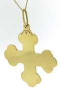 Luxurious 18kt Orthodox Cross Necklace