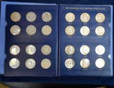 Franklin Half Book No Proof Some Circulated and some BU