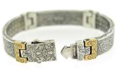 Pretty Konstantino Men's 2 Tone Bracelet